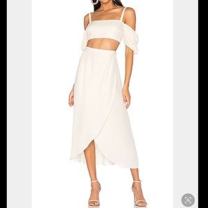 LPA skirt 148 cream sz L